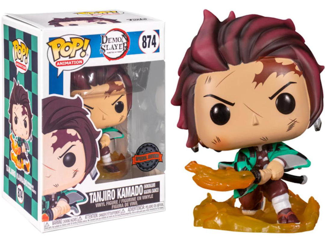 Funko Funko Pop! Animation Demon Slayer Tanjiro Kamado (Hinokami Kagura Dance) Special Edition Figure #874