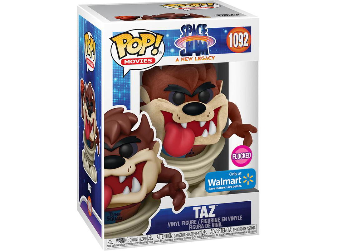 Funko Funko Pop! Movies Space Jam A New Legacy Taz Flocked Walmart Exclusive Figure #1092