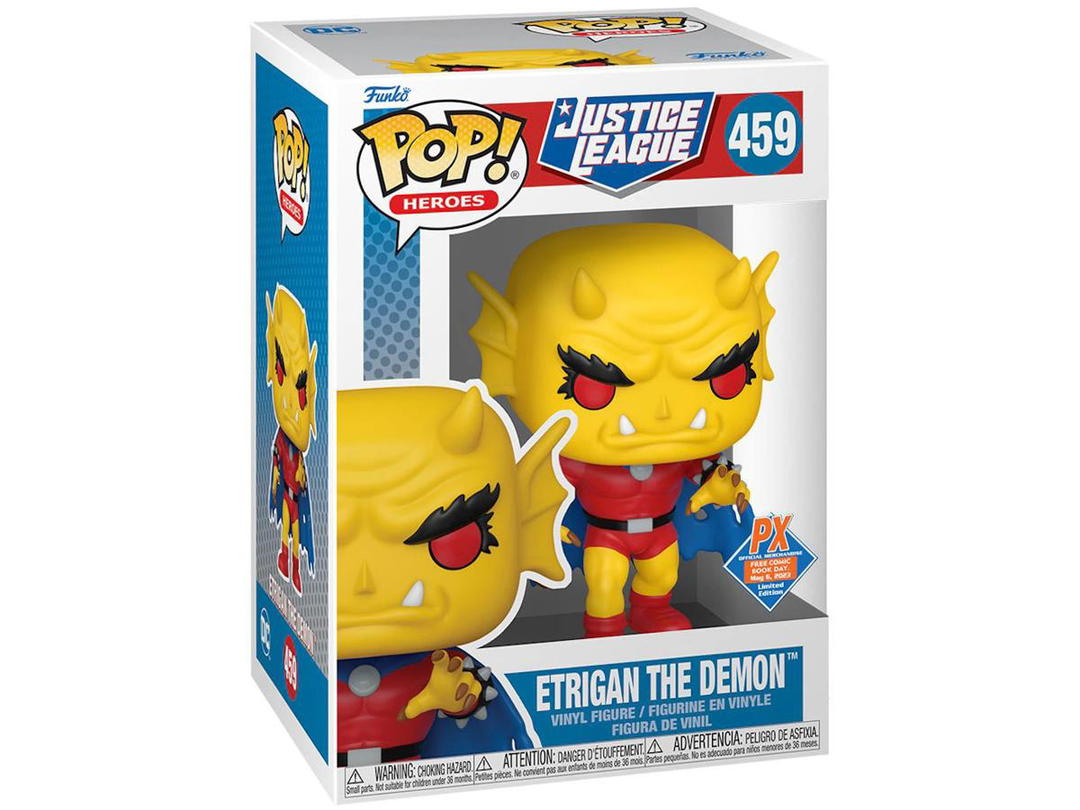 Funko Funko Pop! Heroes Justice League Etrigan the Demon PX Previews Free Comic Book Day Exclusive Figure #459