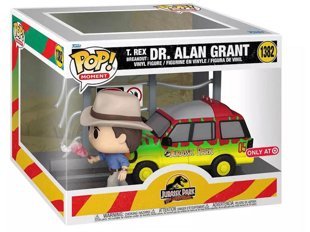 Funko Funko Pop! Moments Jurassic Park 30th Anniversary T. Rex Breakout: Dr. Alan Grant Target Exclusive Figure #1382