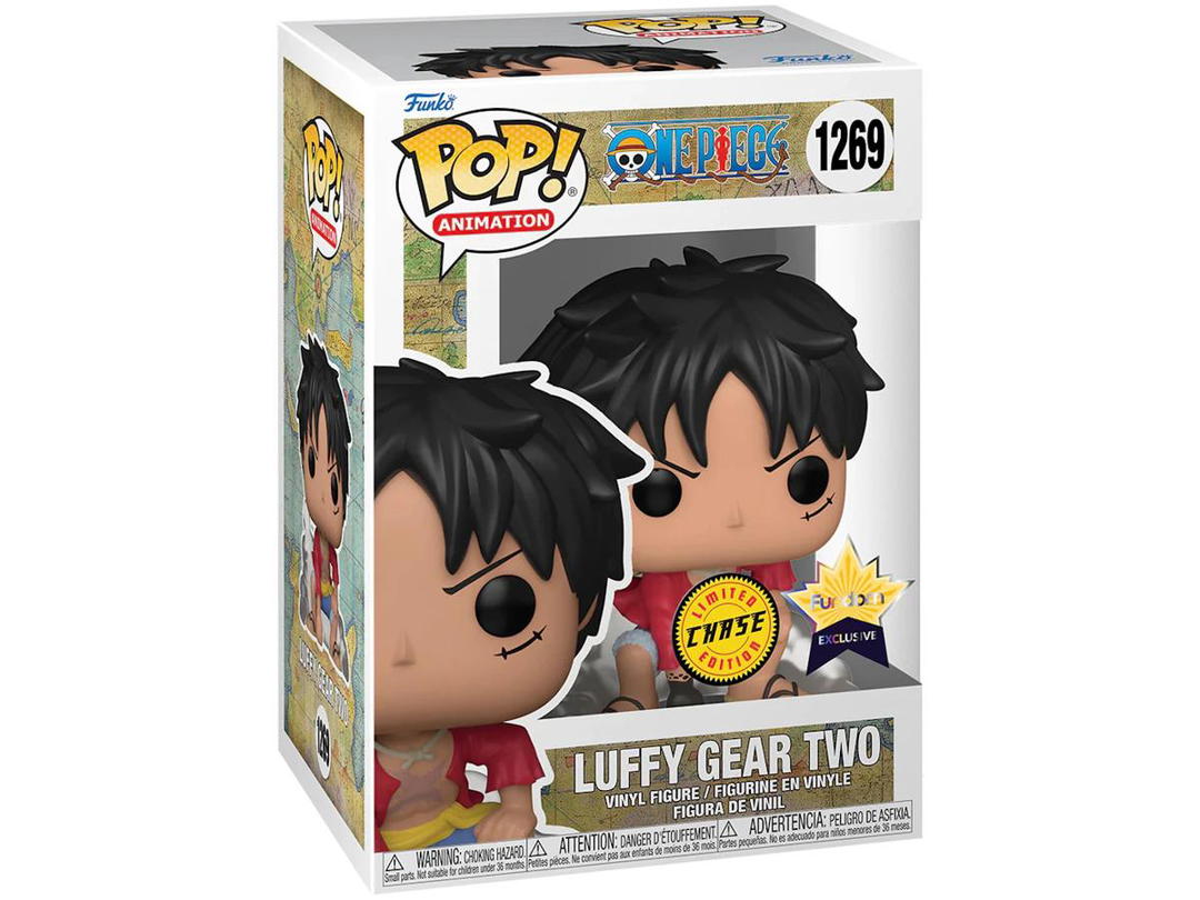Funko Funko Pop! Animation One Piece Luffy Gear Two Chase Edition Fundom Exclusive Figure #1269