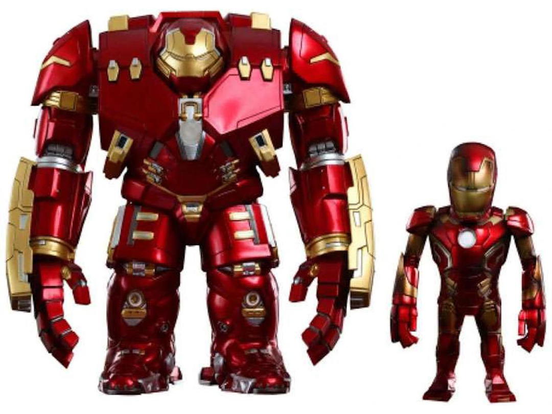 Hot Toys Hot Toys / Artist Mix Marvel Artist Mix Figure Series 1 Hulkbuster & Mark XLIII Damageds Action Figure