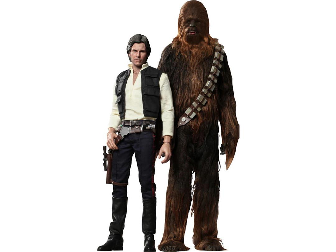 Hot Toys Hot Toys Star Wars Han Solo and Chewbacca Sixth Scale Figure Set Action Figure