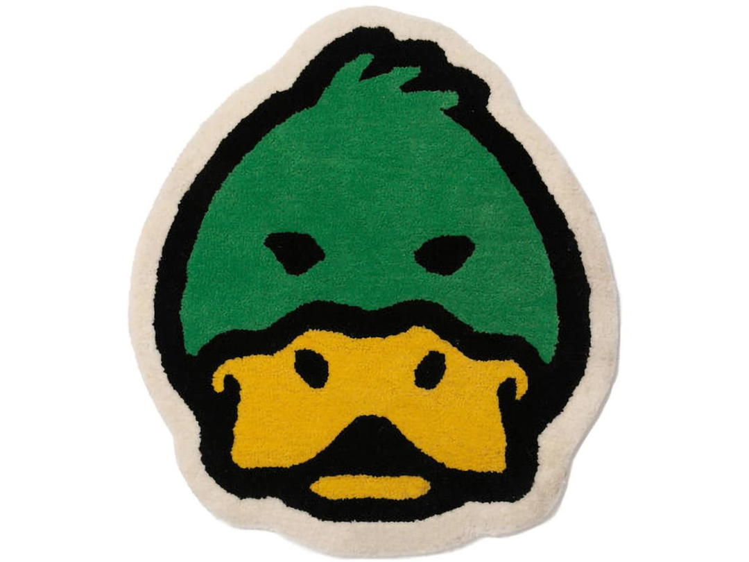 HUMAN MADE HUMAN MADE Duck Face Small Rug Green