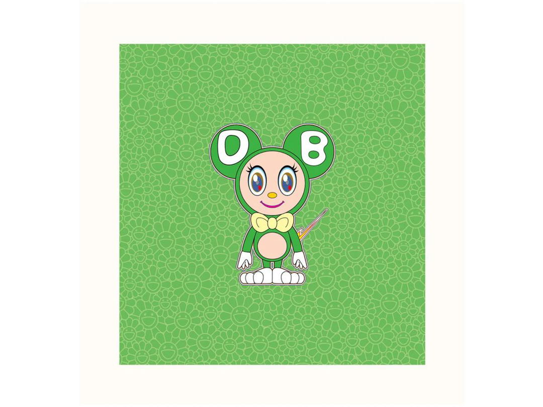 Takashi Murakami Takashi Murakami DOB 2021 Print Green Green (Signed, Edition of 100)