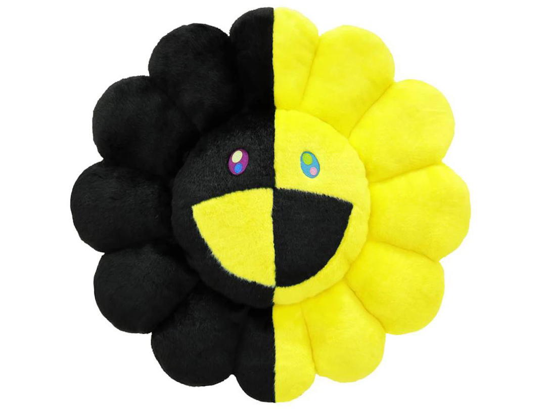 Takashi Murakami Takashi Murakami x HIKARU Collaboration Flower Plush 60CM Black/Yellow