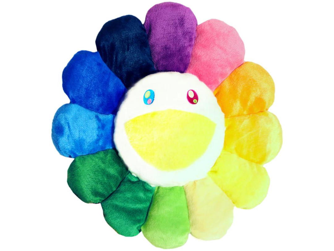 Takashi Murakami Takashi Murakami Flower Plush 60cm Rainbow/Yellow/White