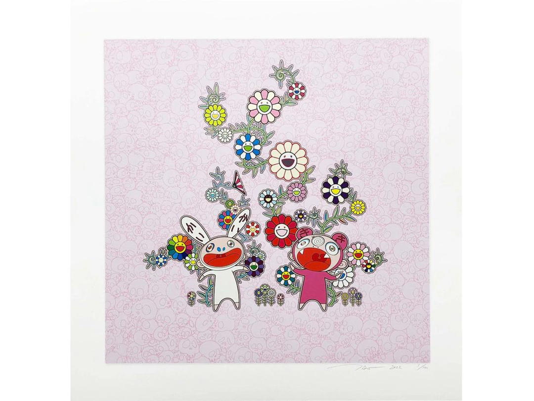 Takashi Murakami Takashi Murakami Yuzuki Hana Flower and Kaikai Kiki Print (Signed, Edition of 100)