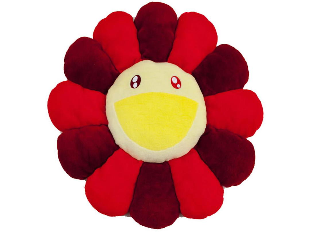 Takashi Murakami Takashi Murakami Flower Plush 60CM Red/Burgundy/Light Yellow