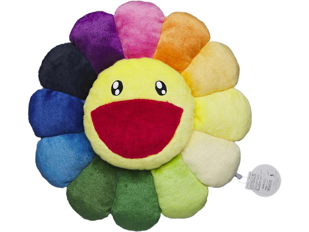 Takashi Murakami Takashi Murakami Flower Plush 60 CM Rainbow/Yellow