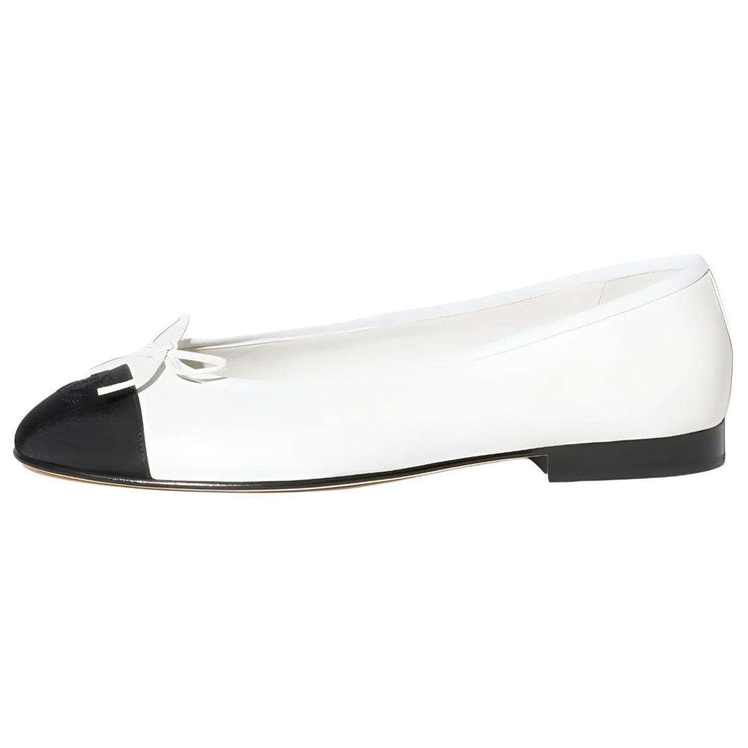 Chanel Chanel 24S Casual Single Shoes 1cm Women's White