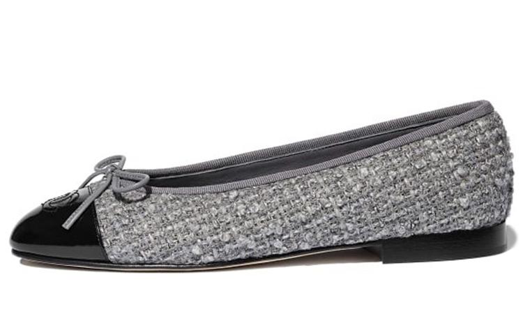 Chanel Chanel Women's Casual Shoes Women's Gray Black