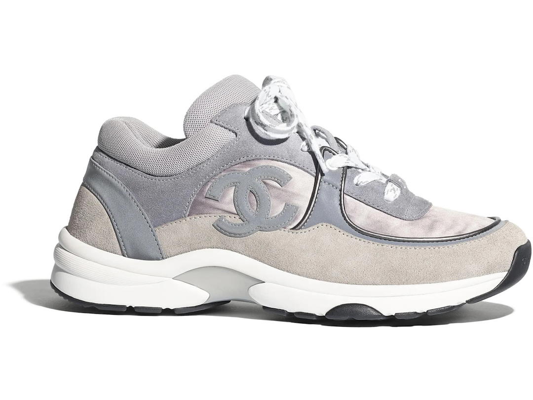 Chanel Chanel Low Top Trainer CC Dark Grey