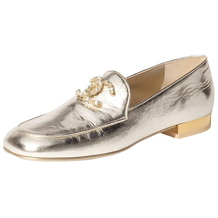 Chanel Chanel Women's Casual Shoes Women's Gold