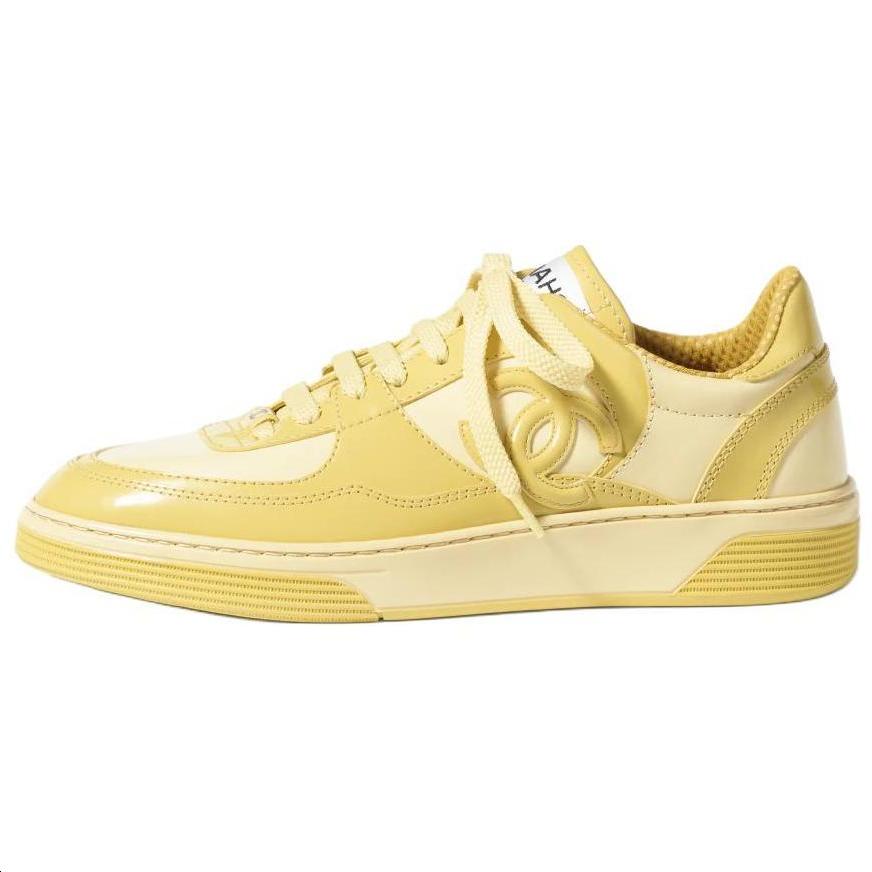 Chanel Chanel Skateboard Shoes Men's Yellow