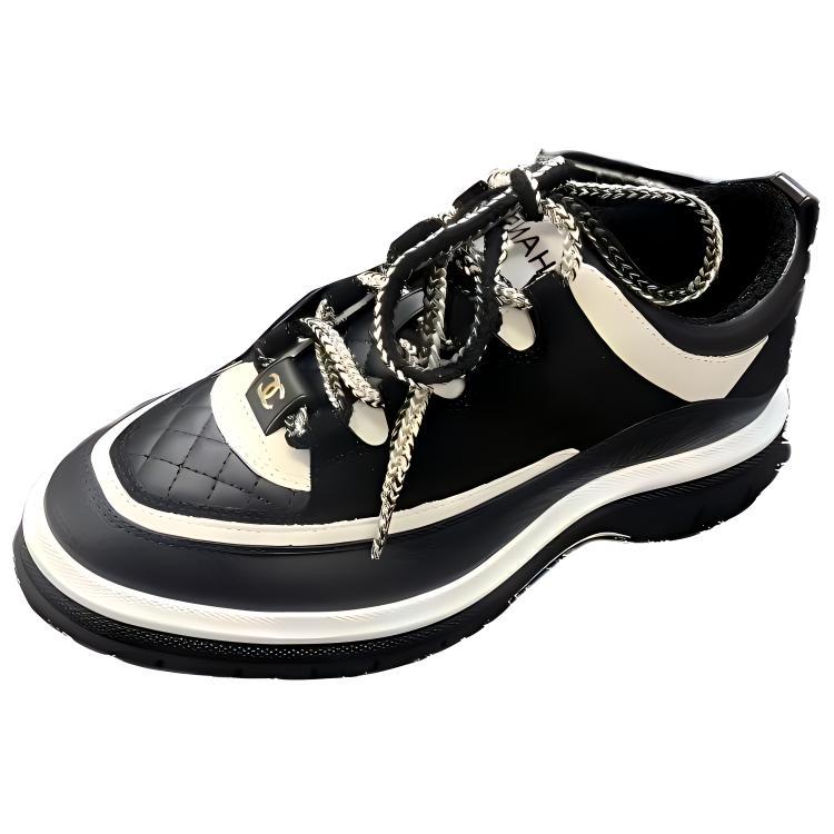 Chanel Chanel 25C Low-Top Casual Shoes Women's Black