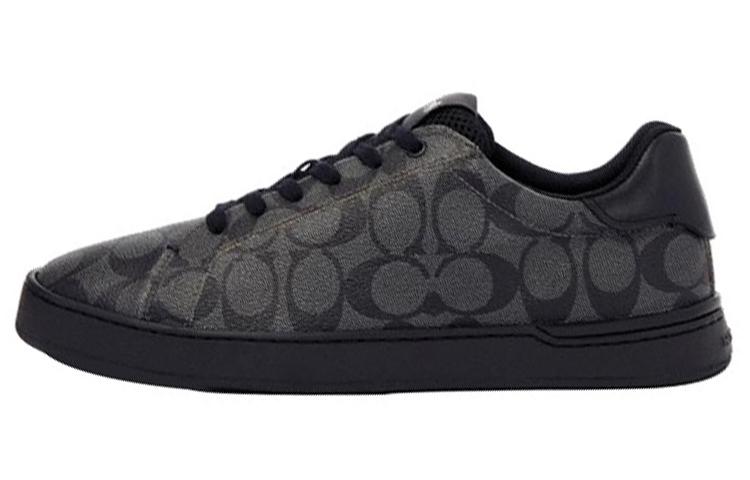 Coach Coach Low Top Stylish Skateboarding Shoes Men's Black