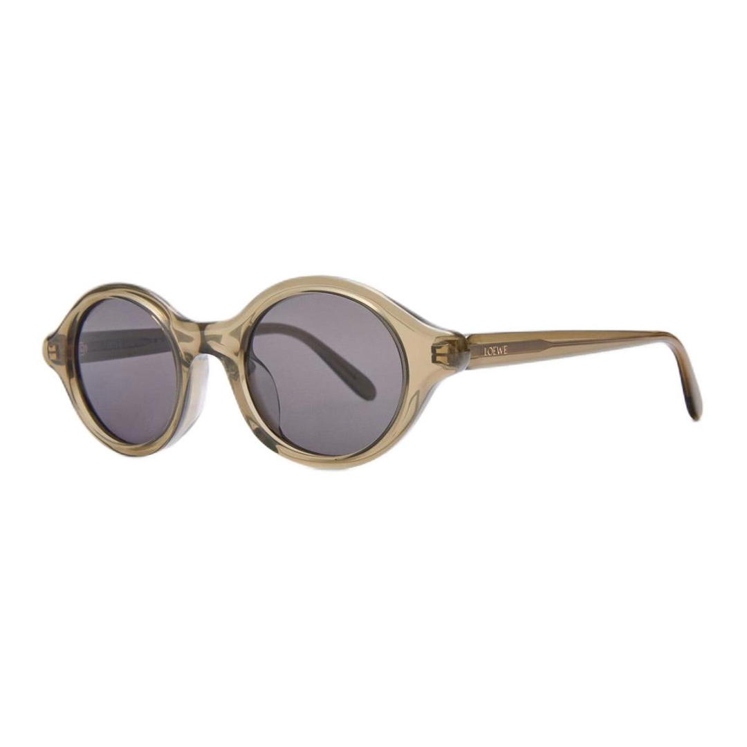 Loewe Loewe Acetate Irregular Shape Sunglasses Women's Khaki