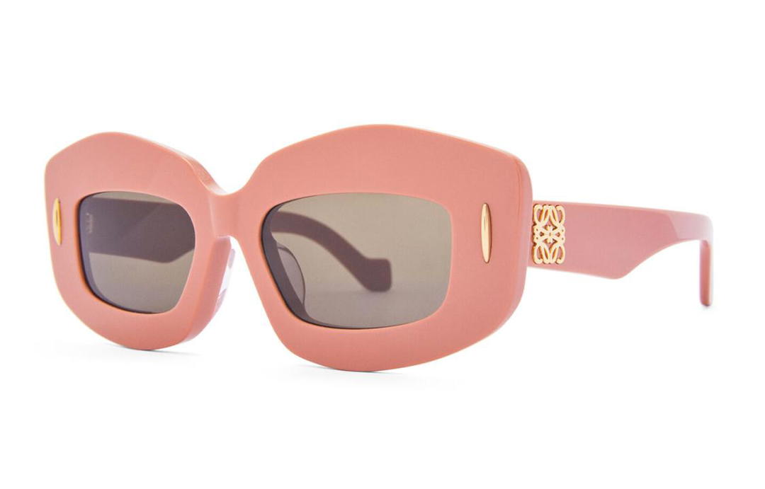 Loewe Loewe Irregular Shape Sunglasses Women's Pink