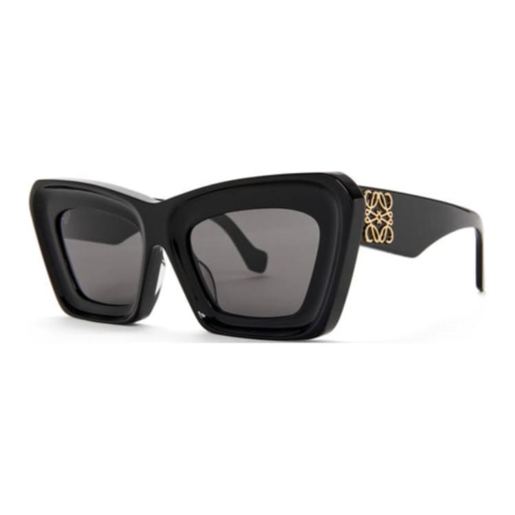 Loewe Loewe Acetate Irregular Shape Sunglasses Women's Black