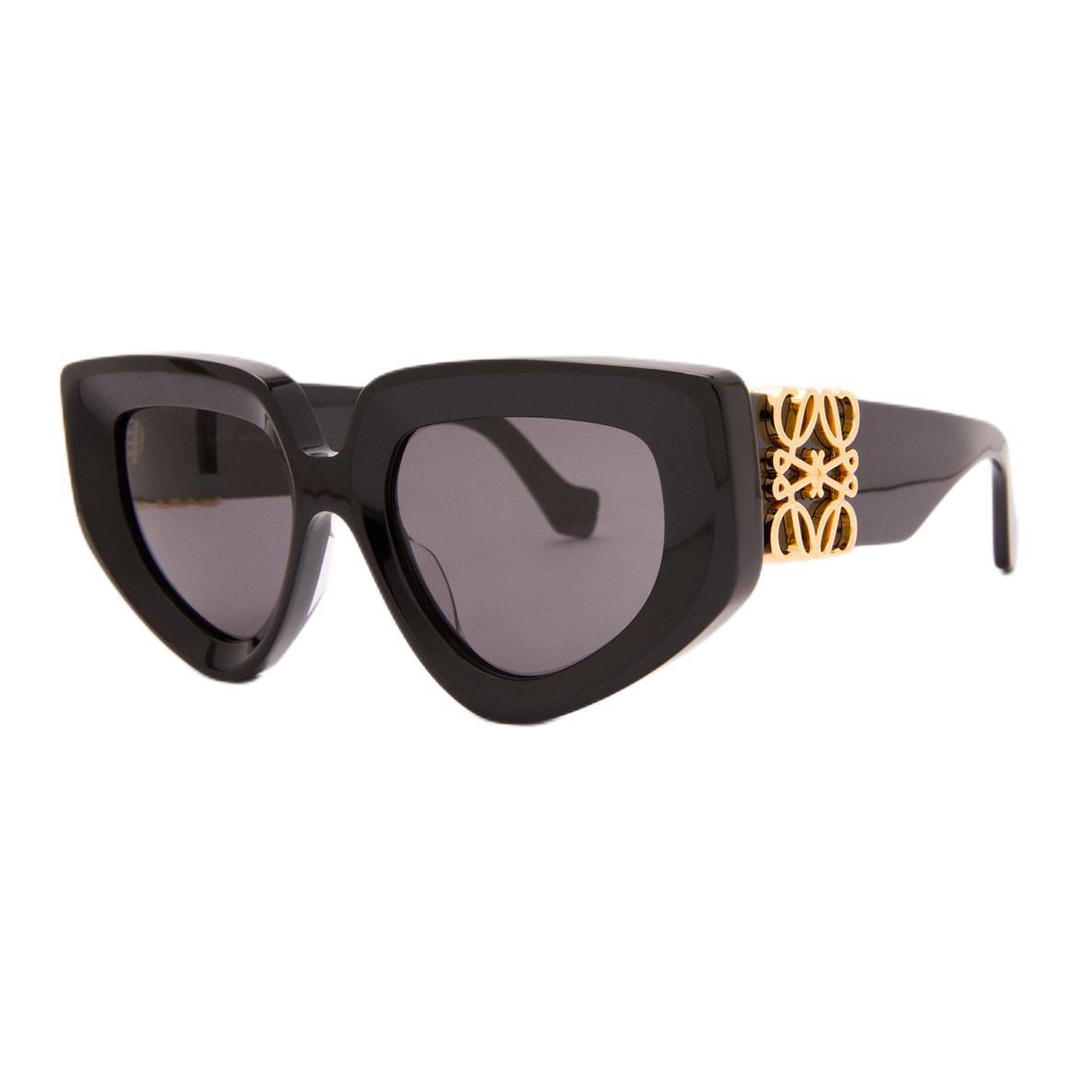 Loewe Loewe Acetate Irregular Shape Sunglasses Women's Black