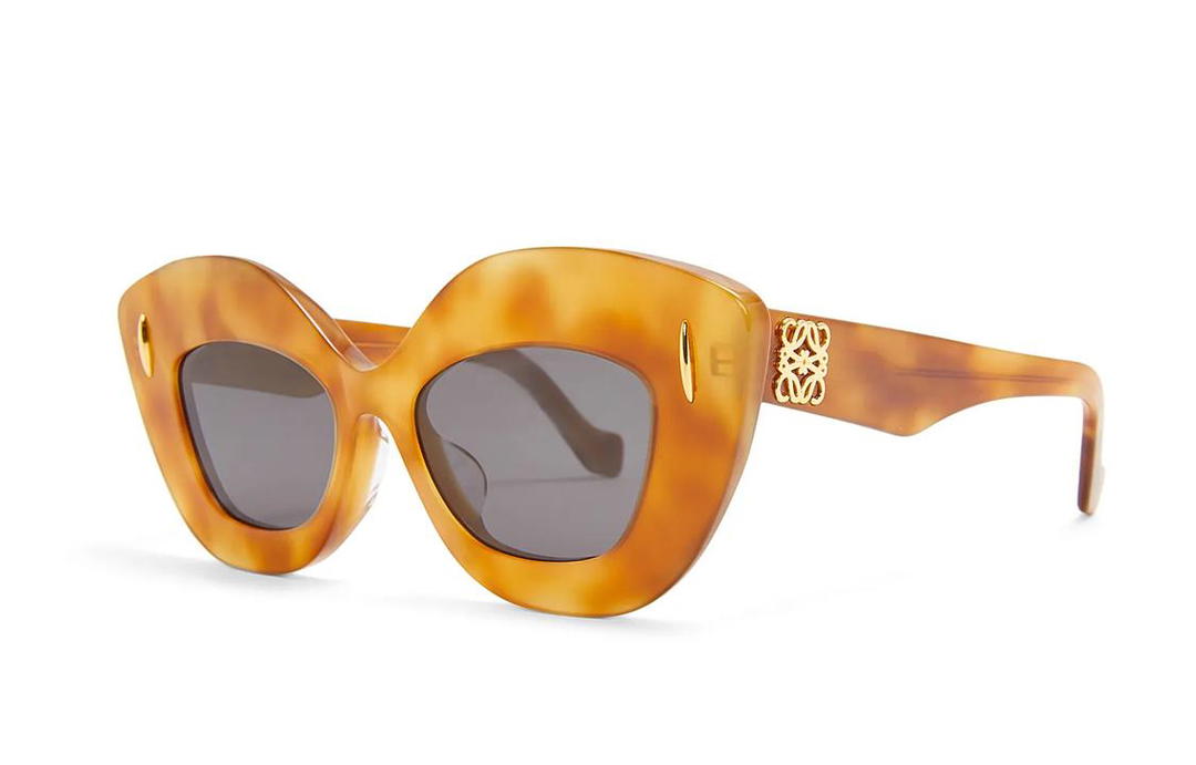 Loewe Loewe Acetate Cat Eye Sunglasses Unisex Brown