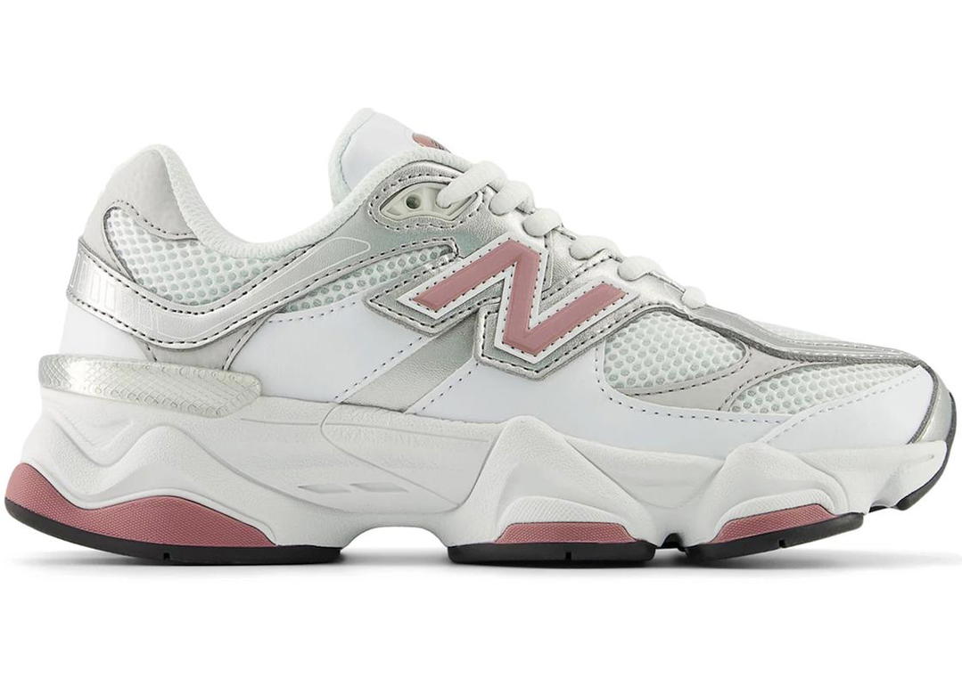 New Balance New Balance 9060 White Rosewood Silver (GS)