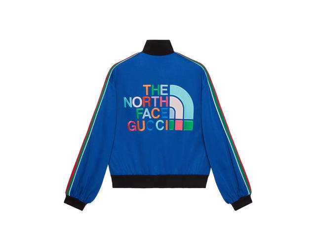 Gucci Gucci x The North Face Cotton Jacket Blue - view 2