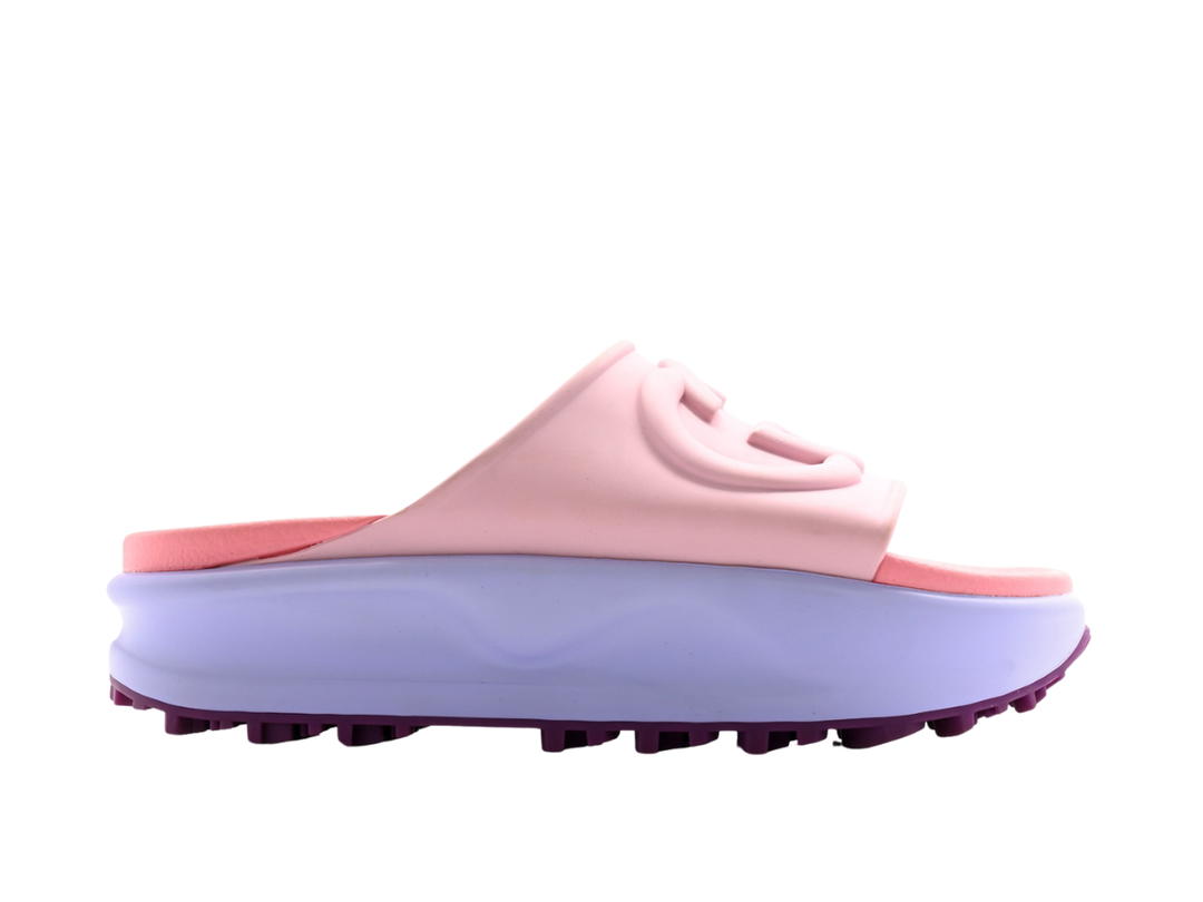 Gucci Gucci Soft Rubber Pink Purple And Blue