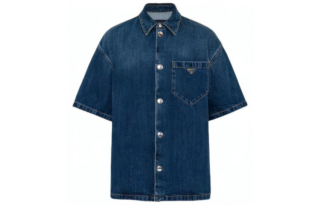 Prada Prada Shirts Men Marine