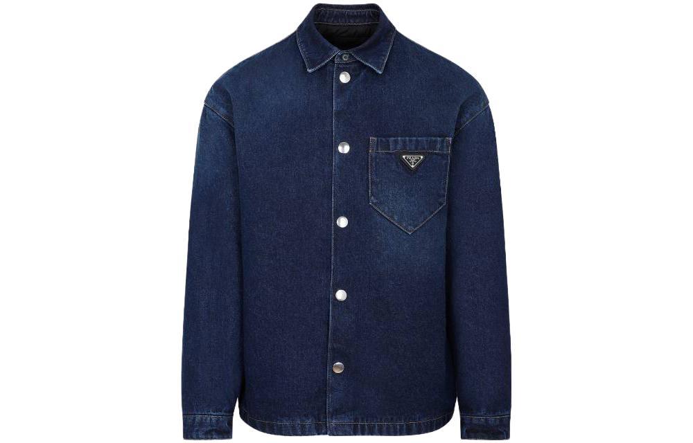 Prada Prada Shirts Men Blue