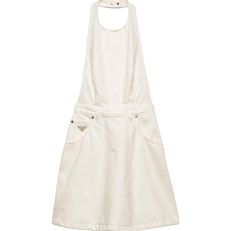 Prada Prada Sleeveless Dress Women's White