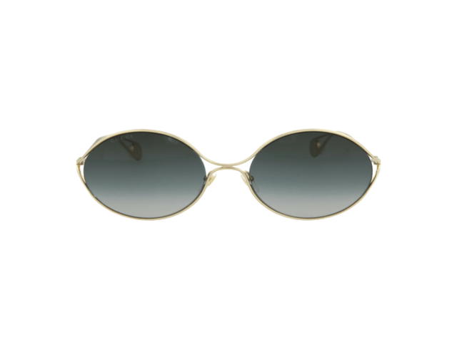 Gucci Gucci Sunglasses In Gold Metal With Gradient Grey Lenses - view 2