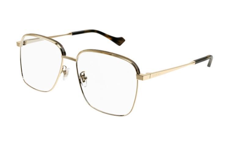 Gucci Gucci Eyeglass Frames Men Gold