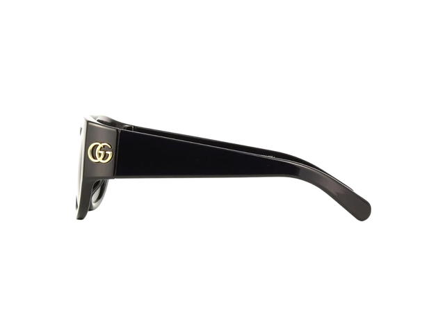 Gucci Gucci Sunglasses In Shiny Black Frame - view 3