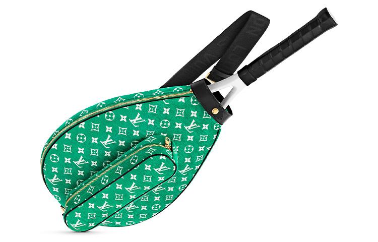 Louis Vuitton Louis Vuitton Fabric Tennis Racket Storage Bag Women's Green