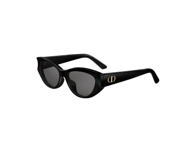 Dior Dior Glow B1F In Black Butterfly Acetate Frame With Gray Lenses - view 1