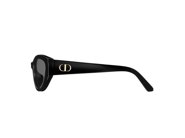 Dior Dior Glow B1F In Black Butterfly Acetate Frame With Gray Lenses - view 3