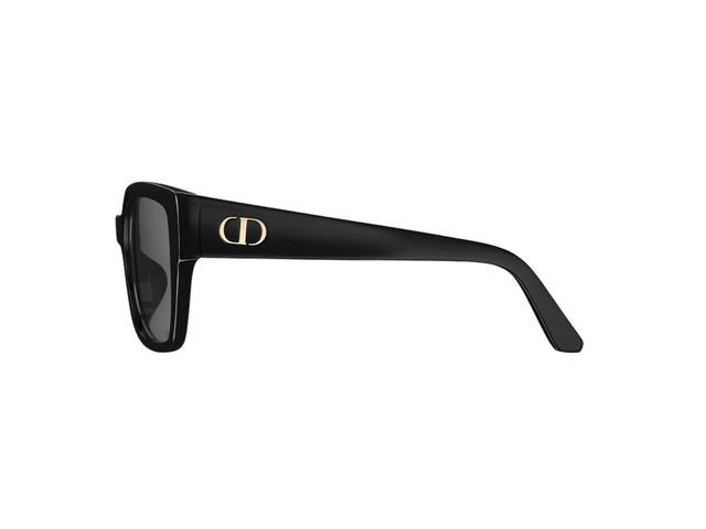 Dior Dior Glow S1F In Black Square Acetate Frame With Gray Lenses - view 3