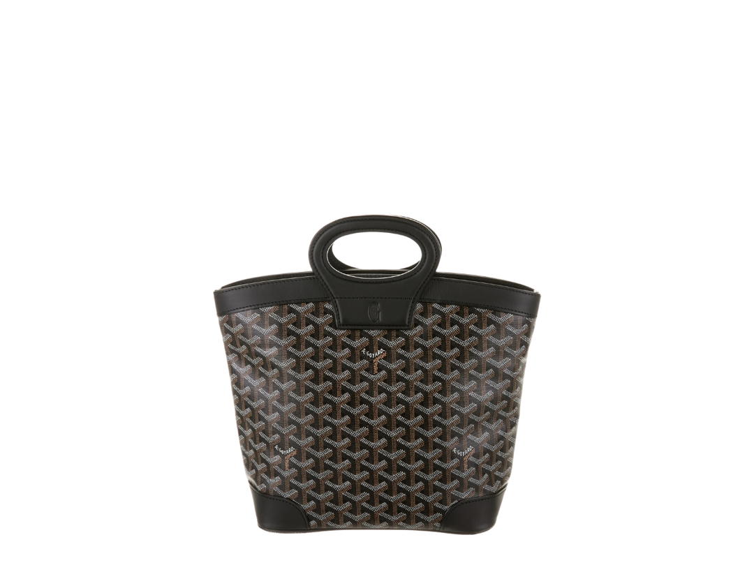 Goyard Goyard Beluga PM Bucket Bag In Silver Tone Hardware With Brown