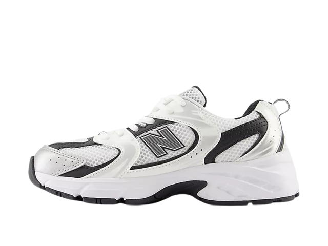 New Balance New Balance 530 Big Kid White Black - view 2