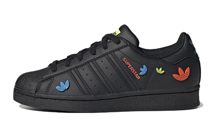 adidas Adidas Originals Anti Slip Wear Resistant Low Top Kids' Skateboarding Shoes Black Teenagers
