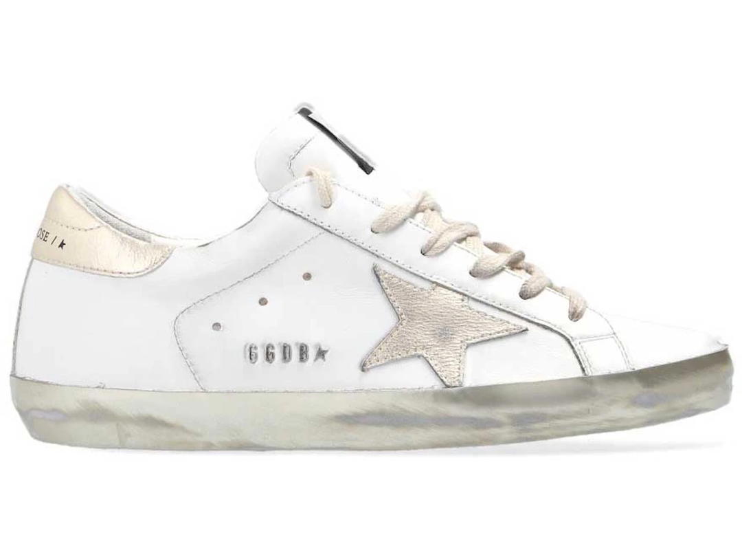 Golden Goose Golden Goose Super-Star White Gold Sparkle (Women's)