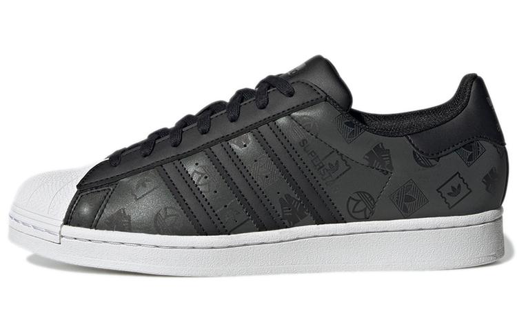 adidas Adidas Originals Superstar Shoes 'Black Green Monogram'