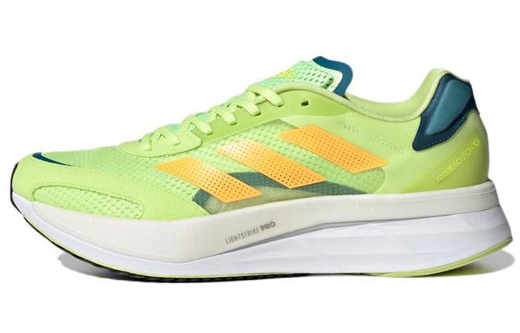 adidas Adidas Adizero Boston 10 Pulse Lime Flash Orange Teal