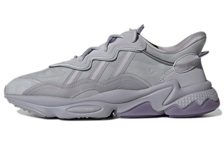 adidas Adidas Originals Ozweego Cozy Wear Resistant Running Shoes Gray Purple