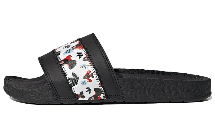 adidas Philip Colbert X adidas originals Adilette Core Black Footwear White