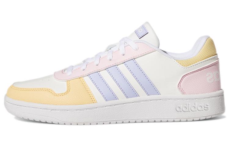 adidas Adidas Neo Hoops 2.0 'White Yellow Pink' Women's