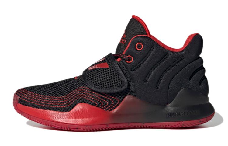 adidas Adidas Deep Threat Slip Resistant Breathable Low Top Children's Basketball Shoes Teenagers
