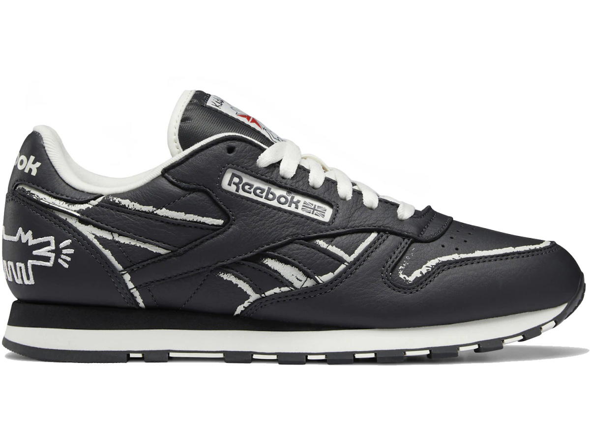 Reebok Reebok Classic Leather Keith Haring Pure Grey Chalkboard Dog